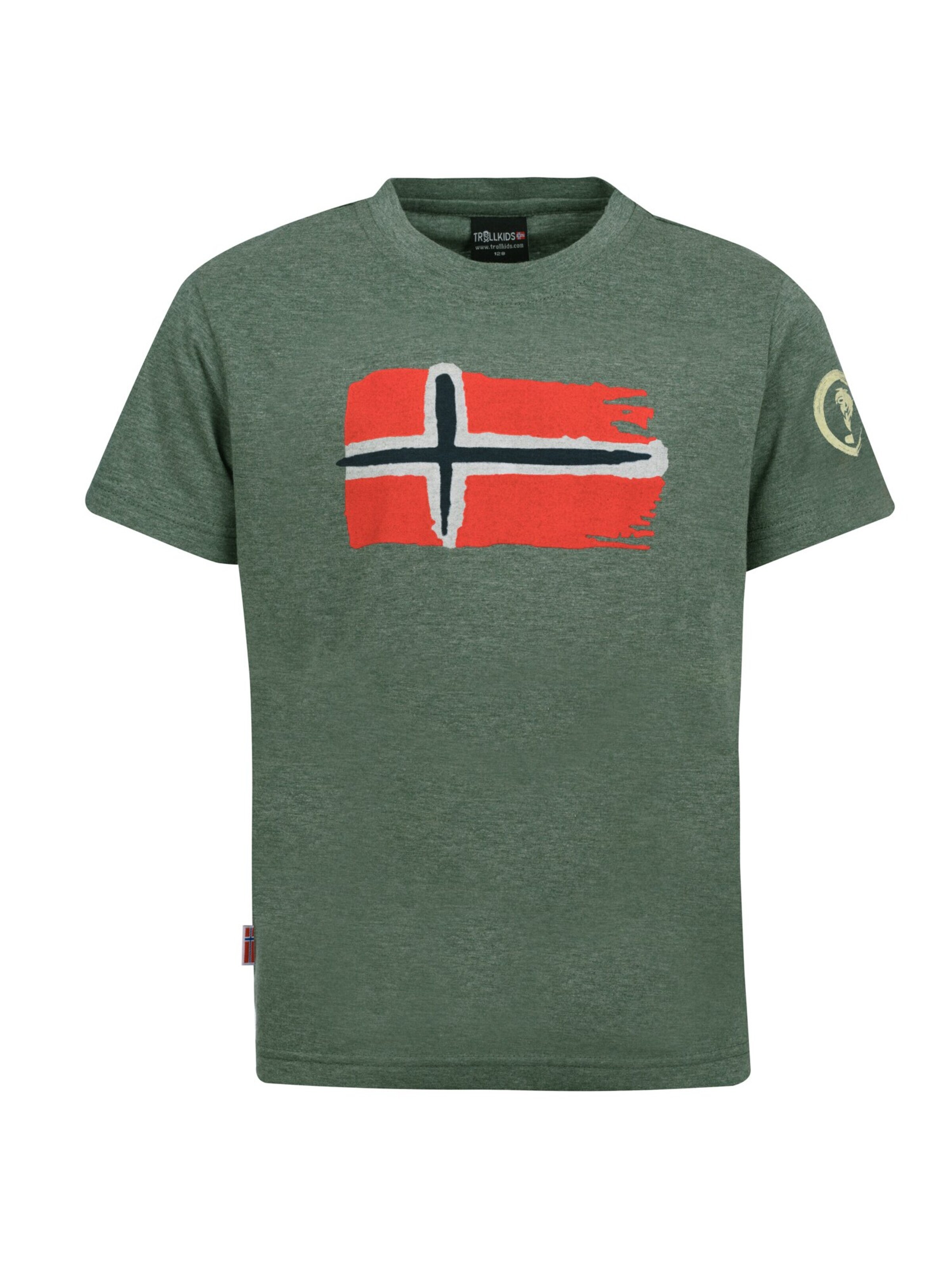 TROLLKIDS Performance Shirt in Green: front