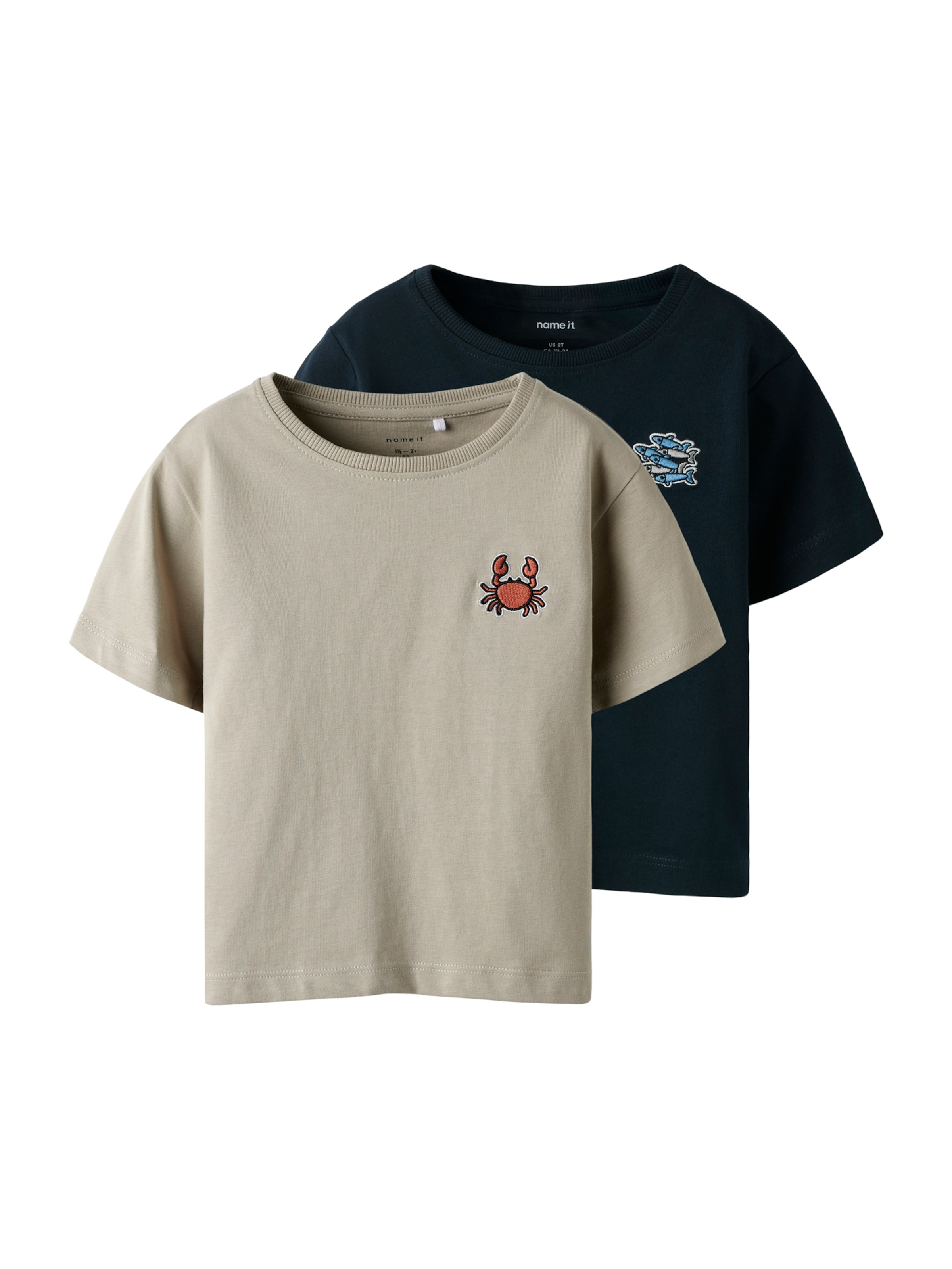 NAME IT Majica 'NMMFRANK' | siva barva: sprednja stran