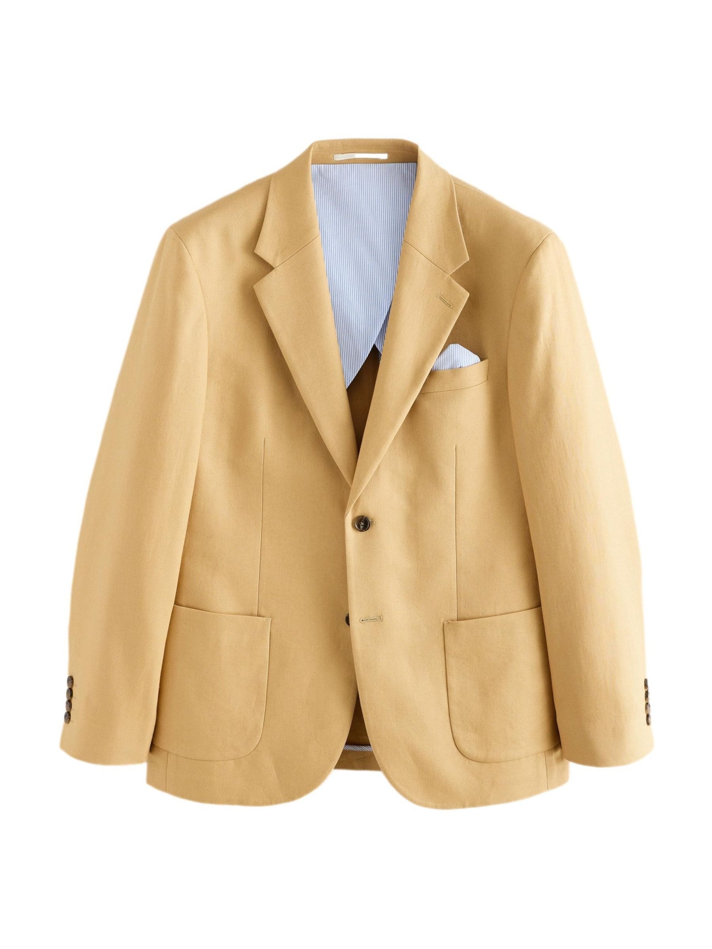 Next Regular fit Blazer 'N. Premium' in Yellow: front