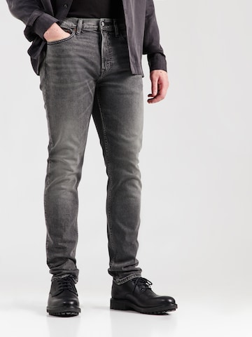 Calvin Klein Jeans Liibuv Teksapüksid, värv hall: eest vaates