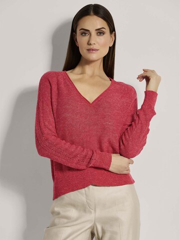 Pull-over MADELEINE en rouge : devant