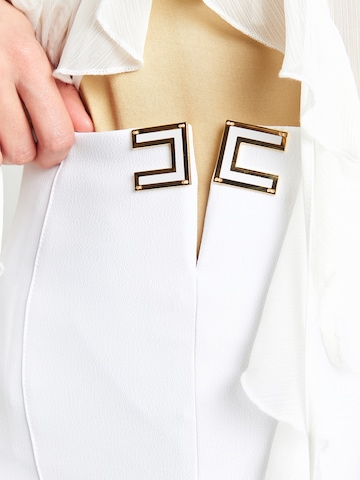 Elisabetta Franchi - Skinny Pantalón en blanco