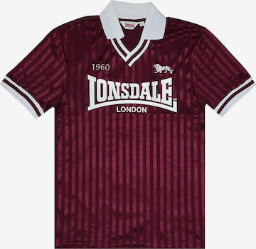 Maillot 'Footdee' LONSDALE en rouge : devant