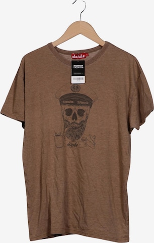 Derbe T-Shirt XL in Braun: Vorderseite