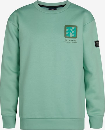 Petrol Industries Sweatshirt 'Pocono' in Grün: Vorderseite