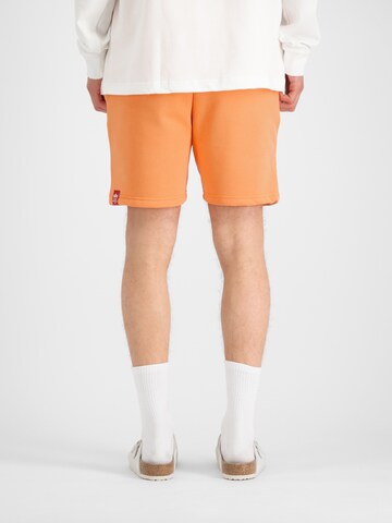 ALPHA INDUSTRIES Regular Bukse i oransje