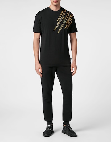 Maglietta 'Scratch' di Plein Sport in nero