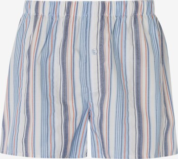 Hanro Boxer shorts ' Fancy Woven ' in Blue: front