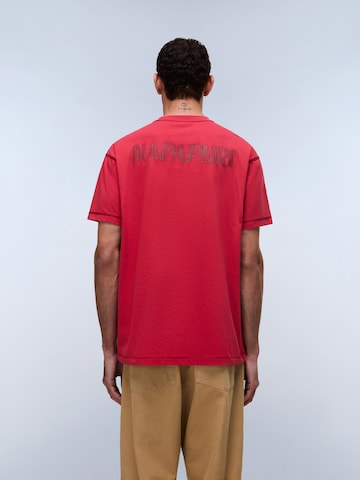 NAPAPIJRI Póló '6C41 - NP MN  S-UMBRA SS' - piros