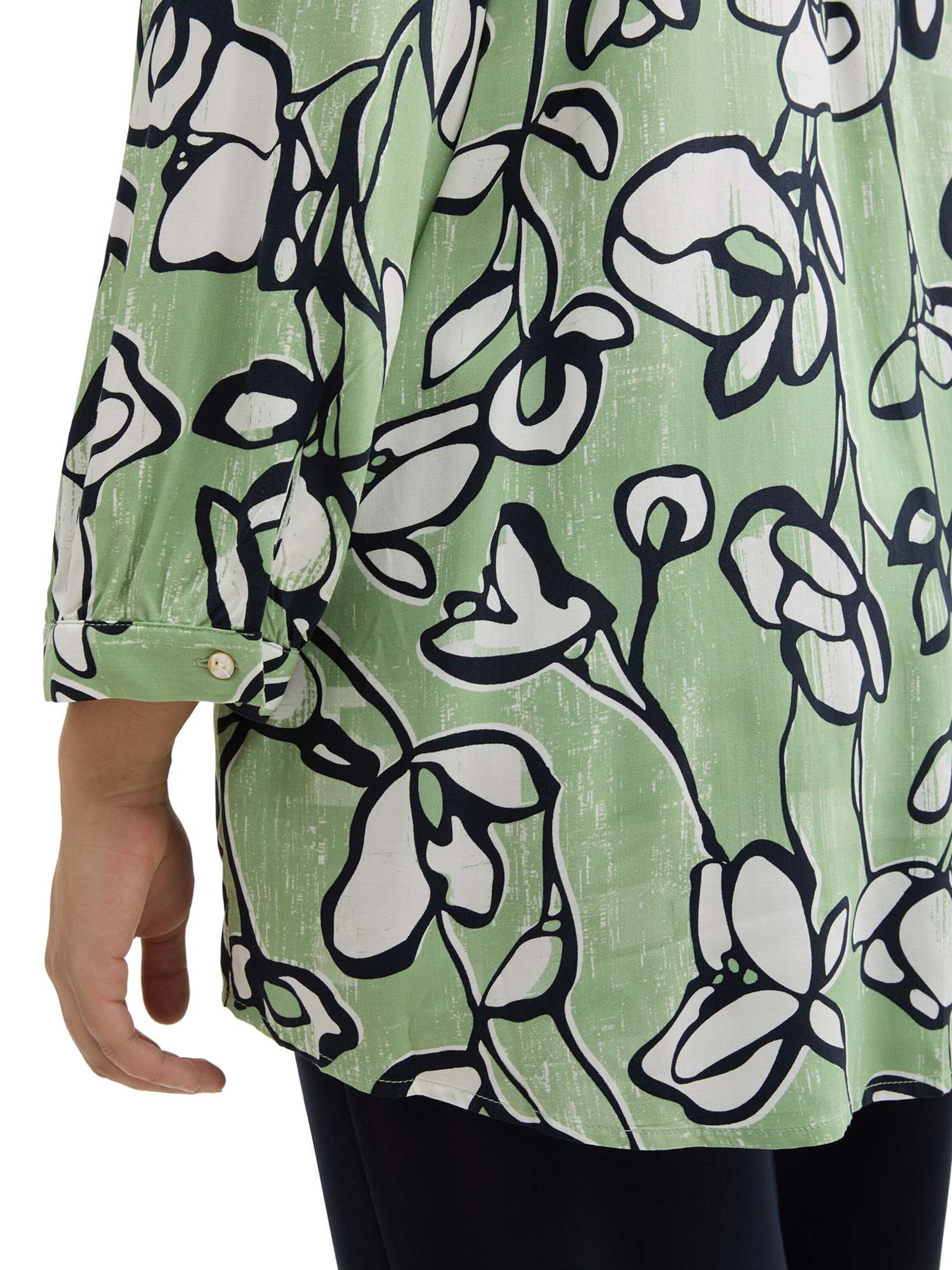 Tom Tailor Women + Bluse i grøn