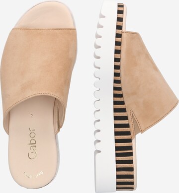 GABOR Mules in Beige