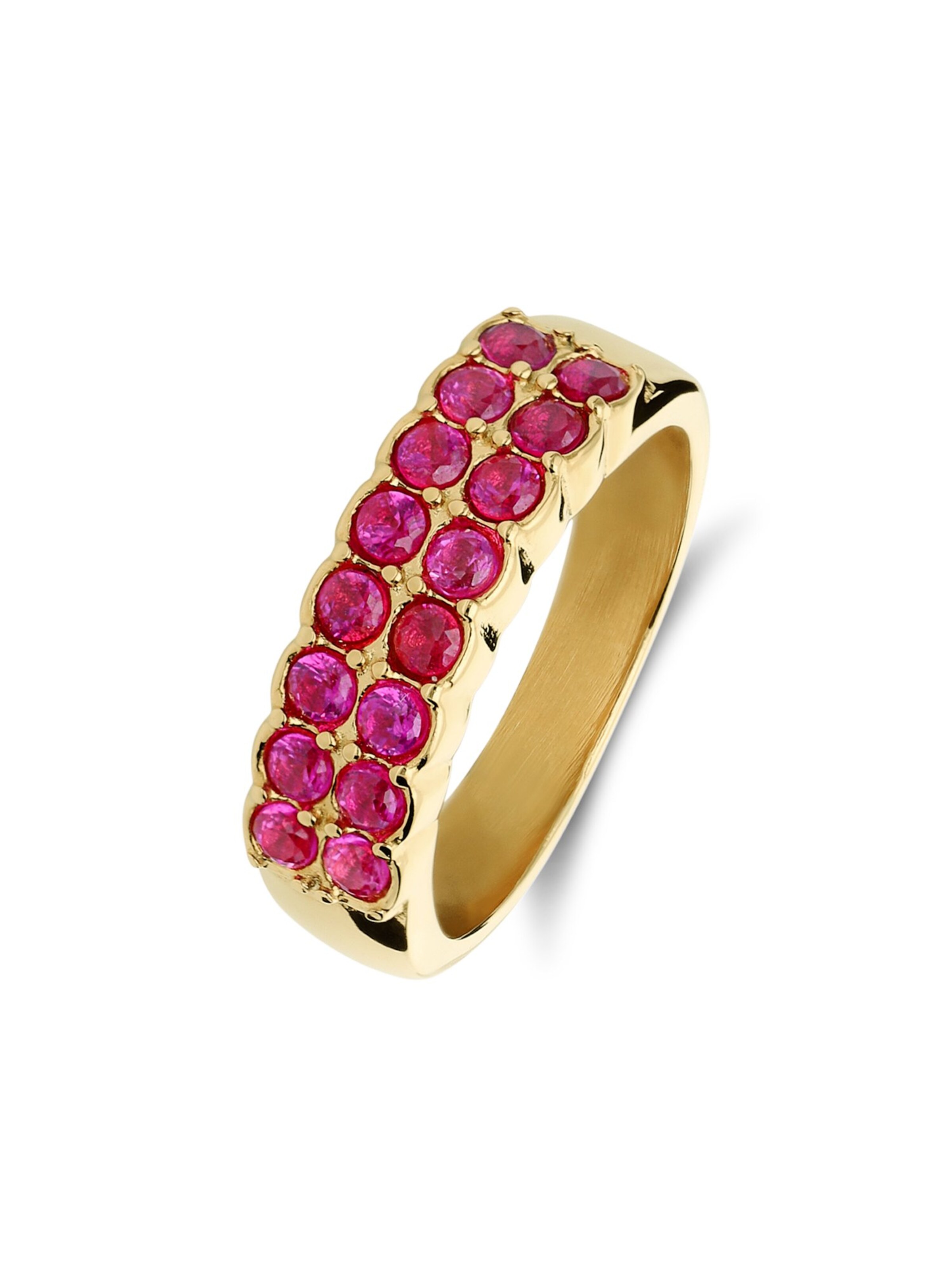 Lucardi Ring in Gold: front