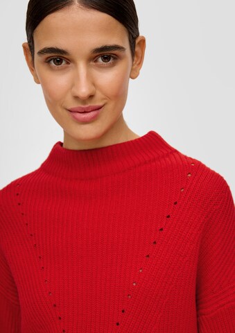 s.Oliver BLACK LABEL Pullover in Rot