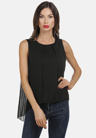 faina - Blusa en negro: frente