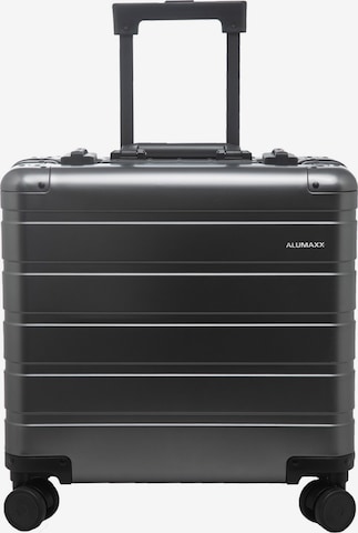 Valise de pilote ALUMAXX en gris : devant