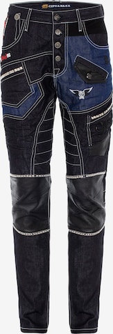 CIPO & BAXX Regular Jeans in Blauw: voorkant