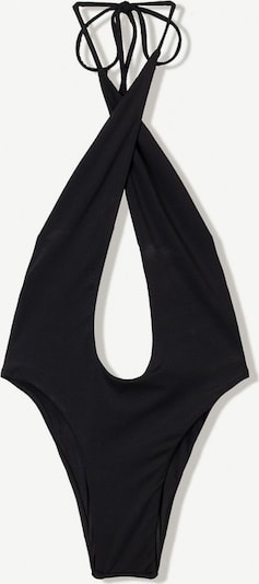 Bershka Badeanzug in schwarz, Produktansicht
