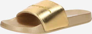 Champion Authentic Athletic Apparel Pantofle 'QUEENS' – žlutá: přední strana