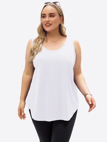 Imily Bela - Top en blanco: frente