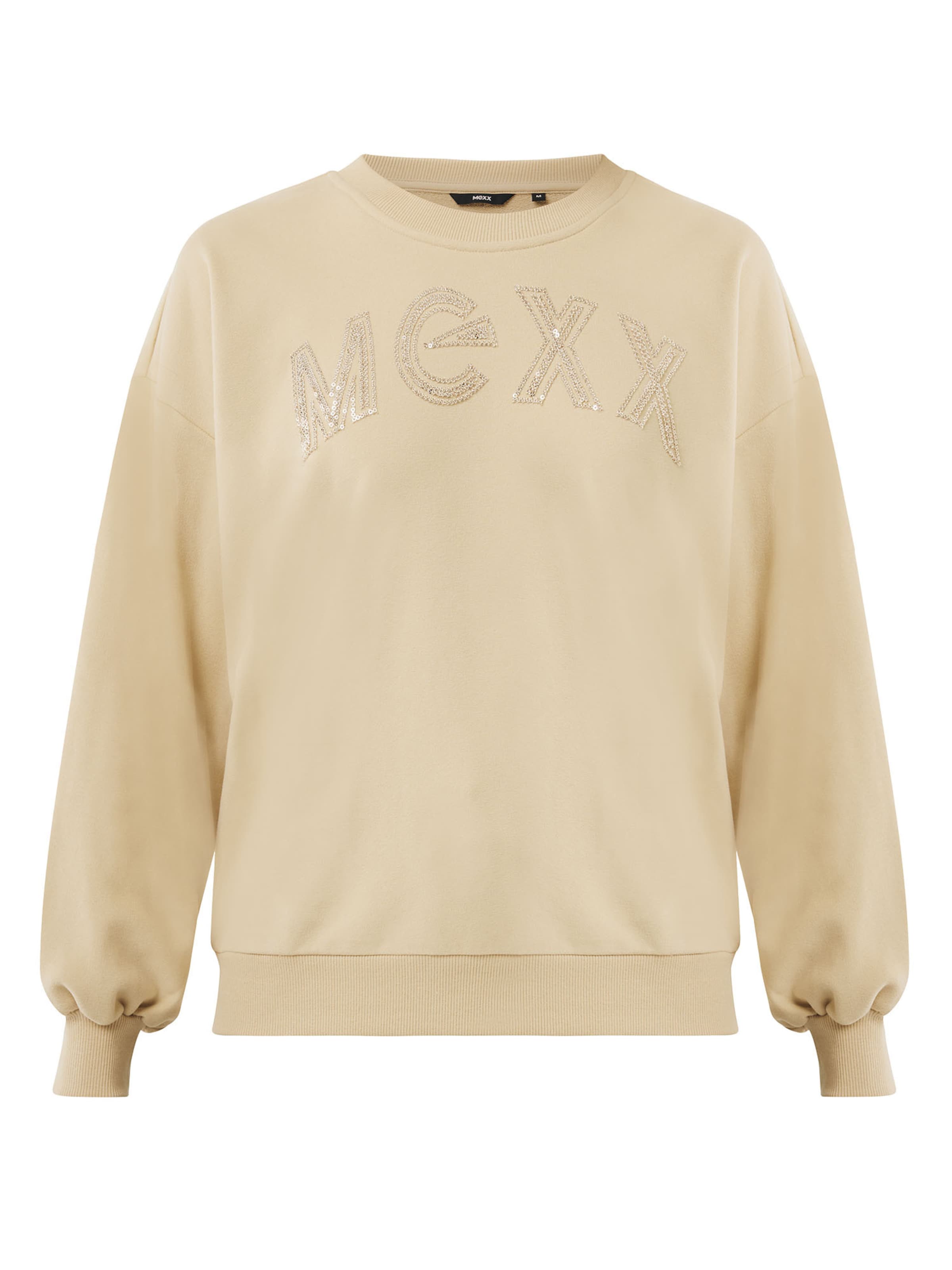 MEXX Sweatshirt 'Oleander' i beige: framsida