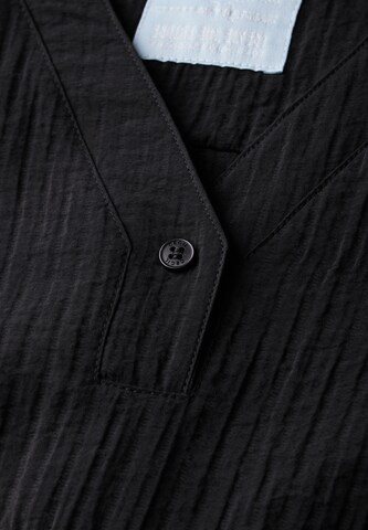 CECIL Strukturtunika in Schwarz