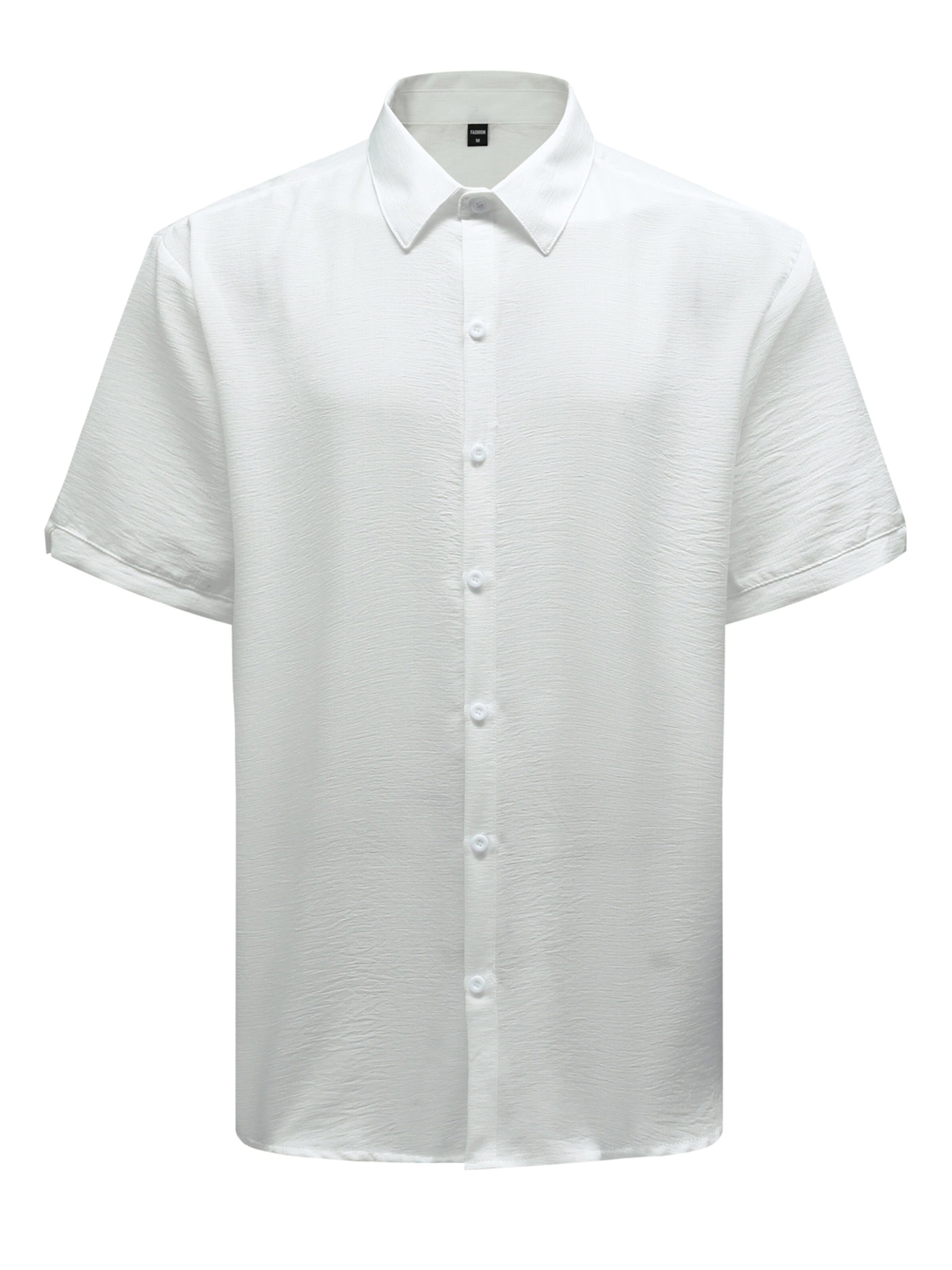 ALLTHEMEN Button Up Shirt 'Leichtmut' in White: front
