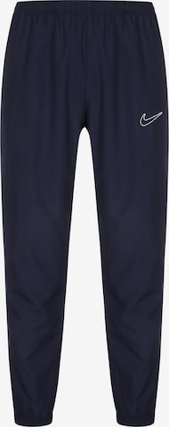 Effilé Pantalon de sport 'Academy 23' NIKE en bleu : devant