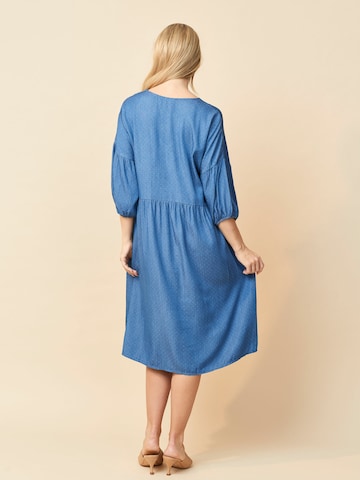 Pont Neuf Kleid 'Amarie' in Blau