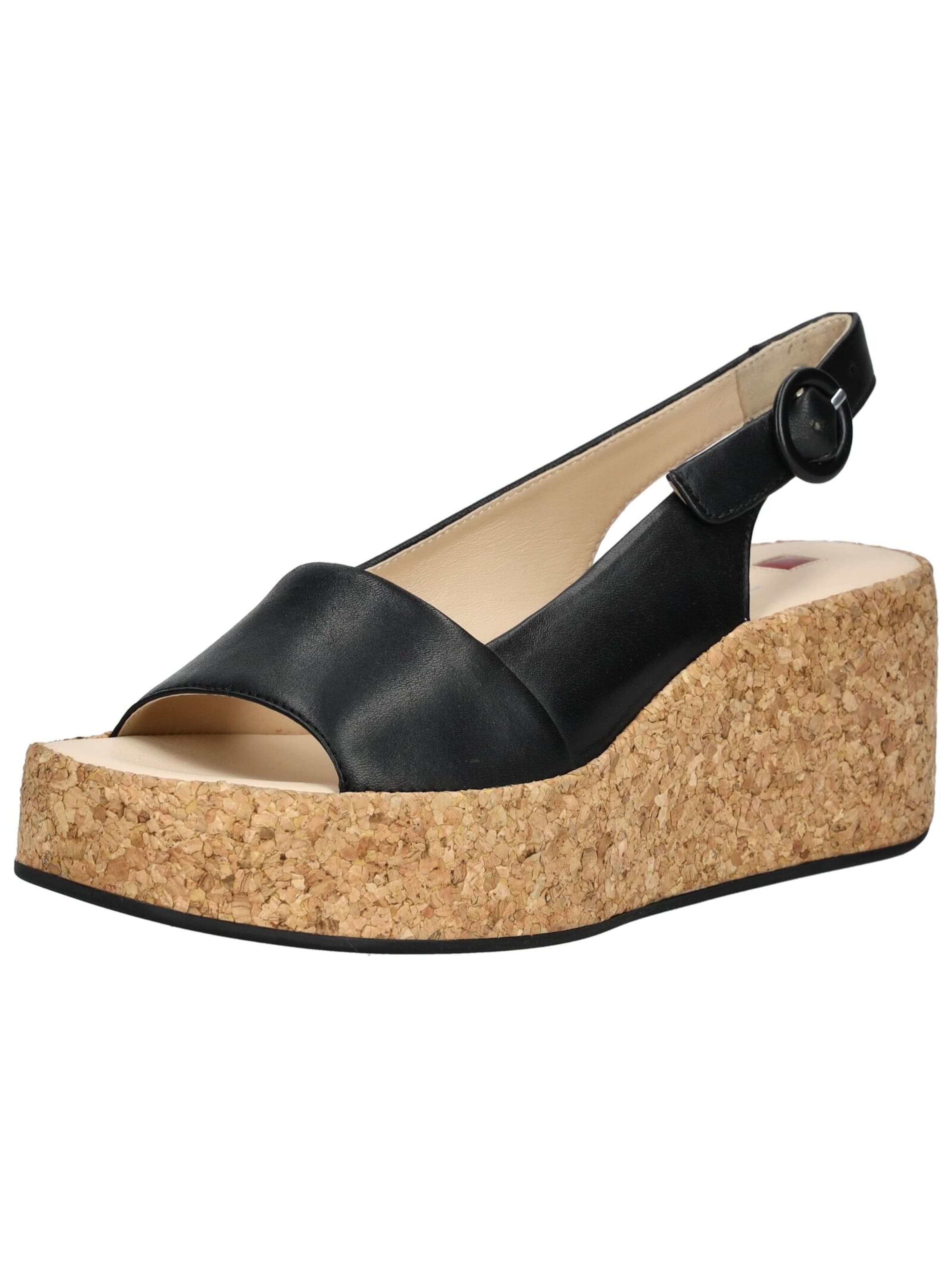 Högl Sandale in Schwarz: Vorderseite