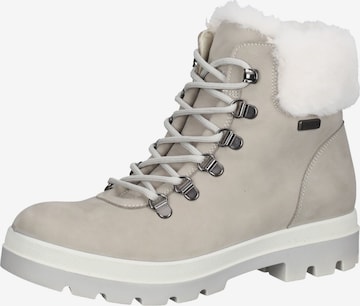 Bama Lace-Up Ankle Boots in Grey: front