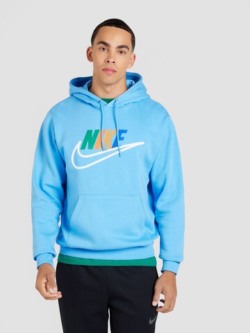 Sweat-shirt 'CLUB' Nike Sportswear en bleu : devant
