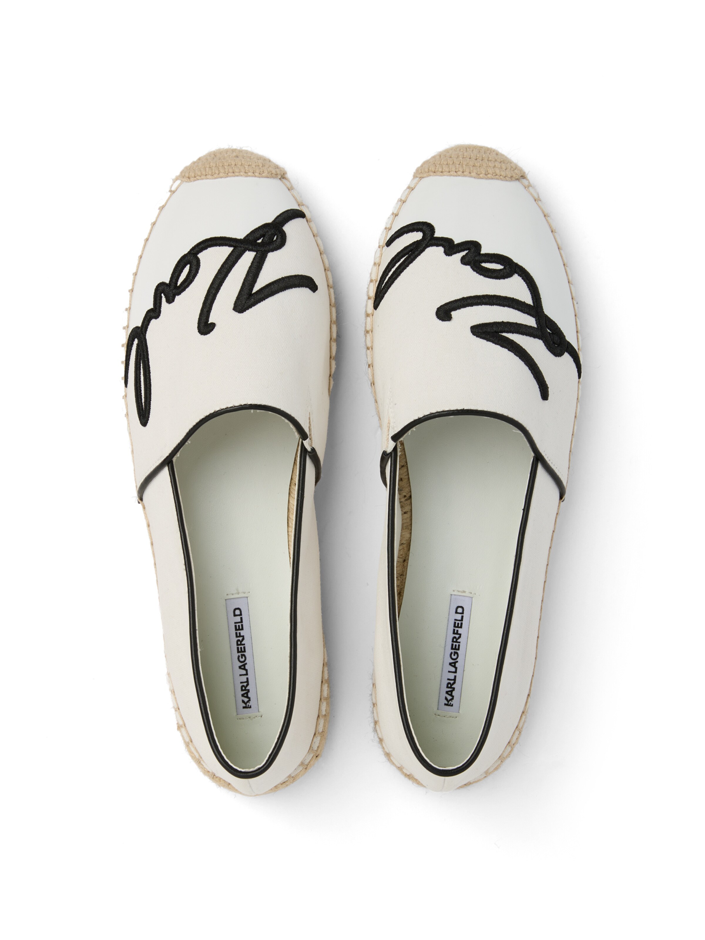 balts Karl Lagerfeld Iešļūcenes ' KAMINI SLIP ON '