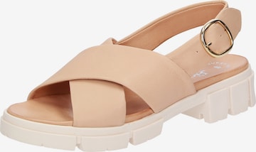 SIOUX Sandals ' Ronila' in Beige: front