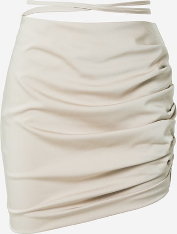 Misspap Skirt in Grey: front