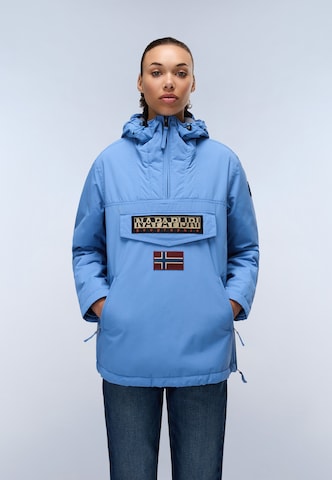 Veste fonctionnelle 'RAINFOREST' NAPAPIJRI en bleu : devant