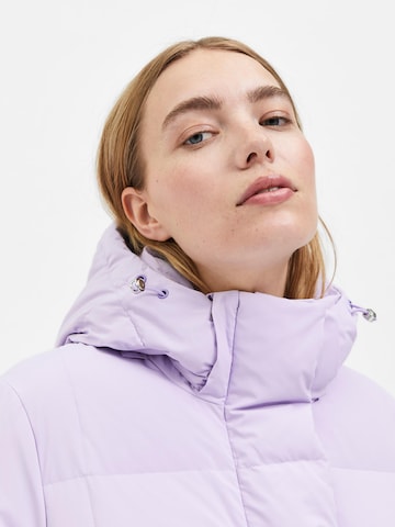 purpurinė SELECTED FEMME Žieminis paltas 'Nita'