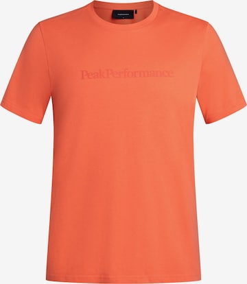 PEAK PERFORMANCE Performance Shirt in Orange: front