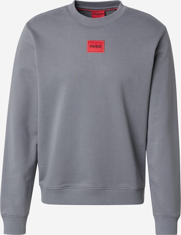 HUGO Sweatshirt 'Diragol' in Grau: Vorderseite