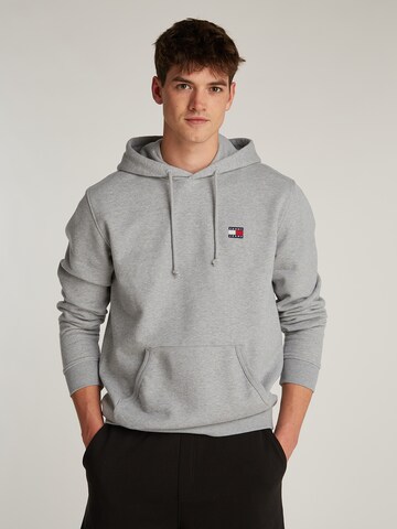 Sweat-shirt Tommy Jeans en gris : devant