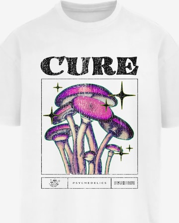 Mister Tee Shirt 'Cure' in Weiß: predná strana