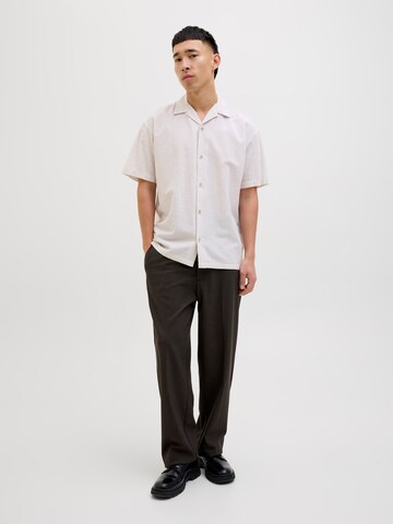 Fit confort Chemise 'JJESummer Resort' JACK & JONES en beige