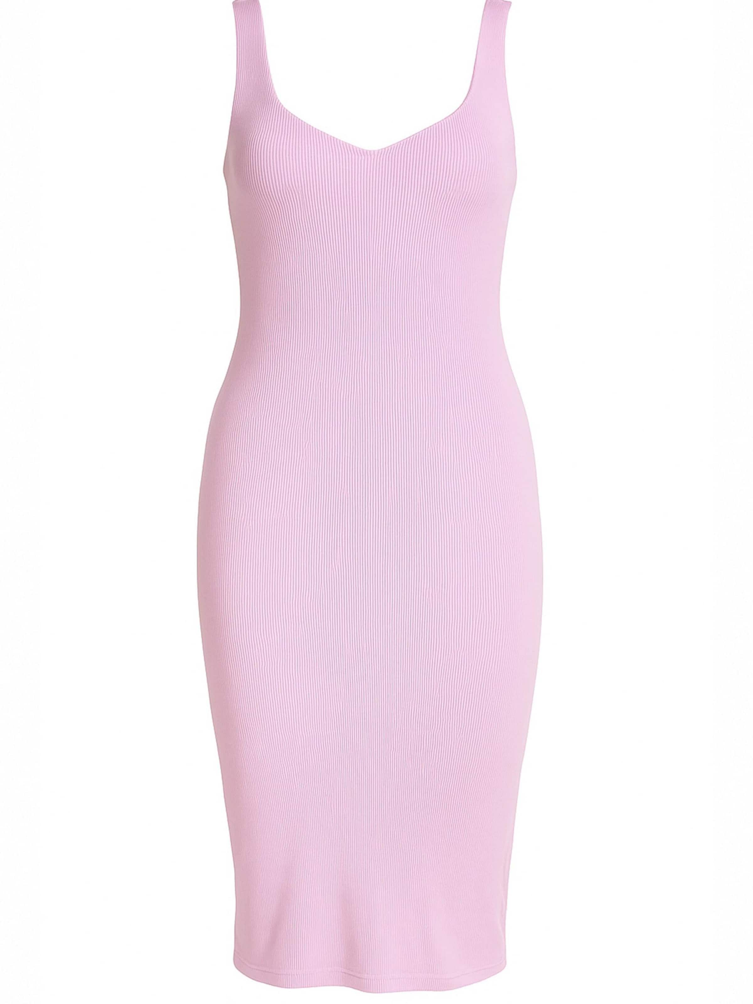 Nudyess Knitted dress 'Lancerta Midi' in Pink: front