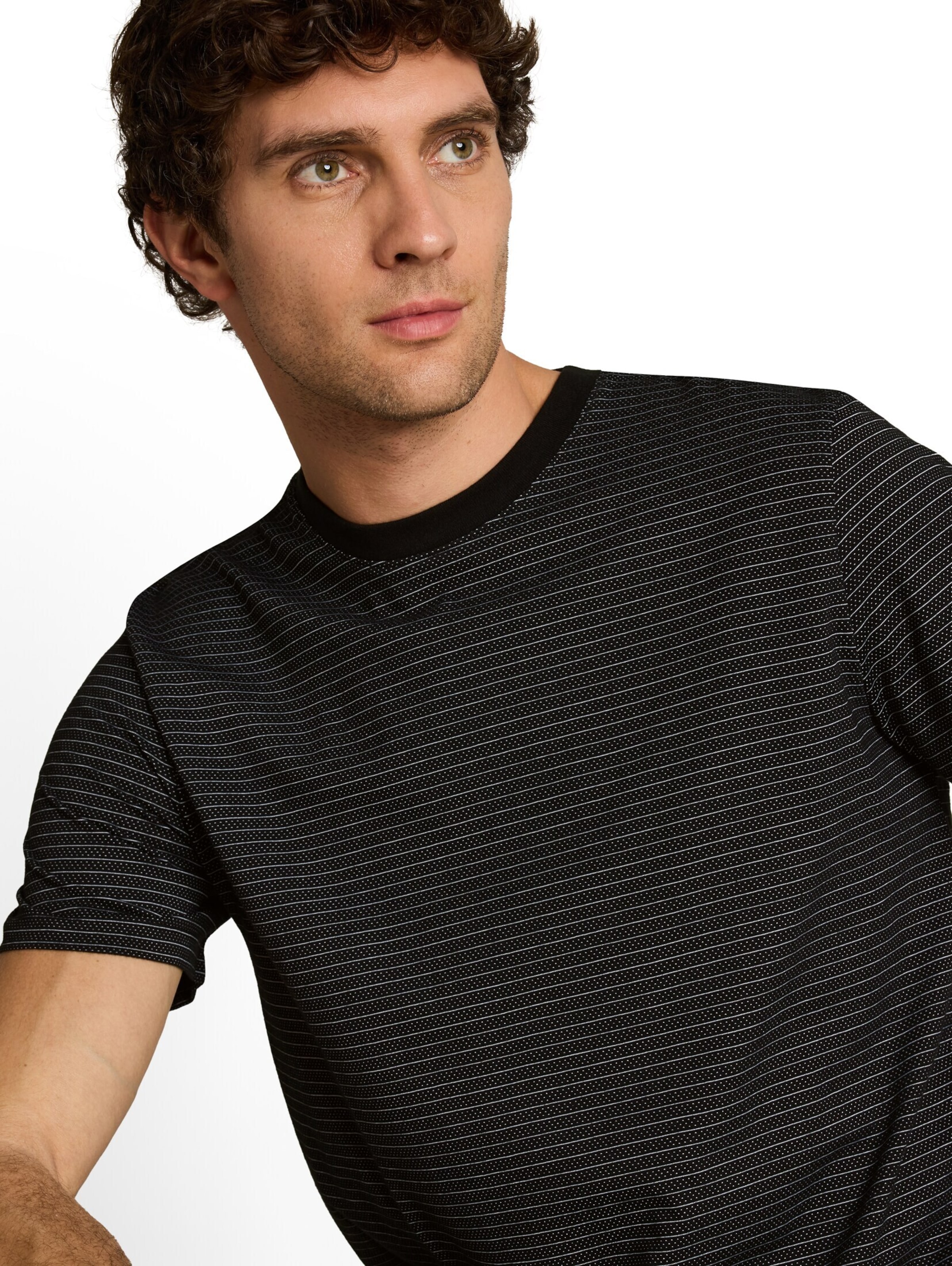 TOM TAILOR DENIM Shirt in Zwart