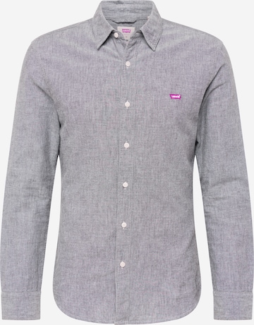 LEVI'S Slim fit Button Up Shirt 'BATTERY' in Grey: front