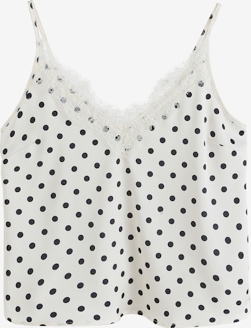 Next Top in Weiß: Vorderseite