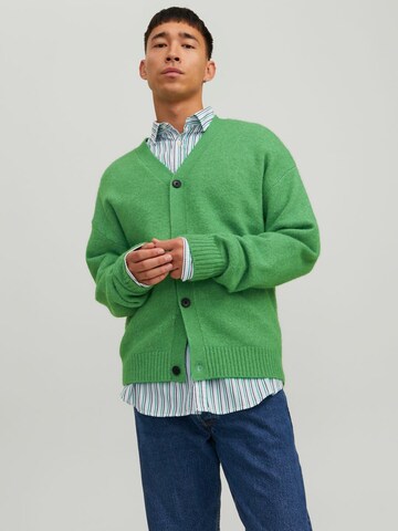 JACK & JONES Cardigan i grøn: forside