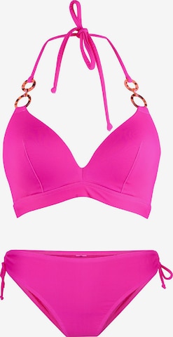 LingaDore Bygelfri Bikini i rosa: framsida