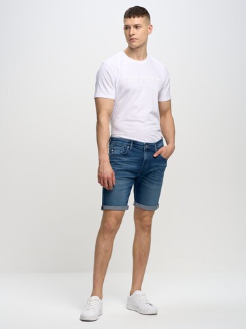 BIG STAR Regular Shorts 'Aden' in Blau