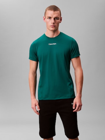 Calvin Klein Sport Shirt in Green: front