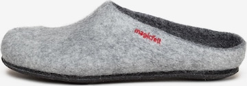 MagicFelt Hausschuh 'Filz' in Grau: Vorderseite